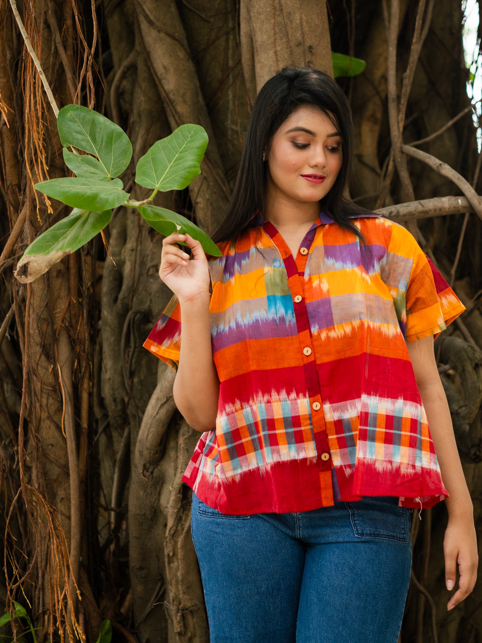 Multi color printed shirt
