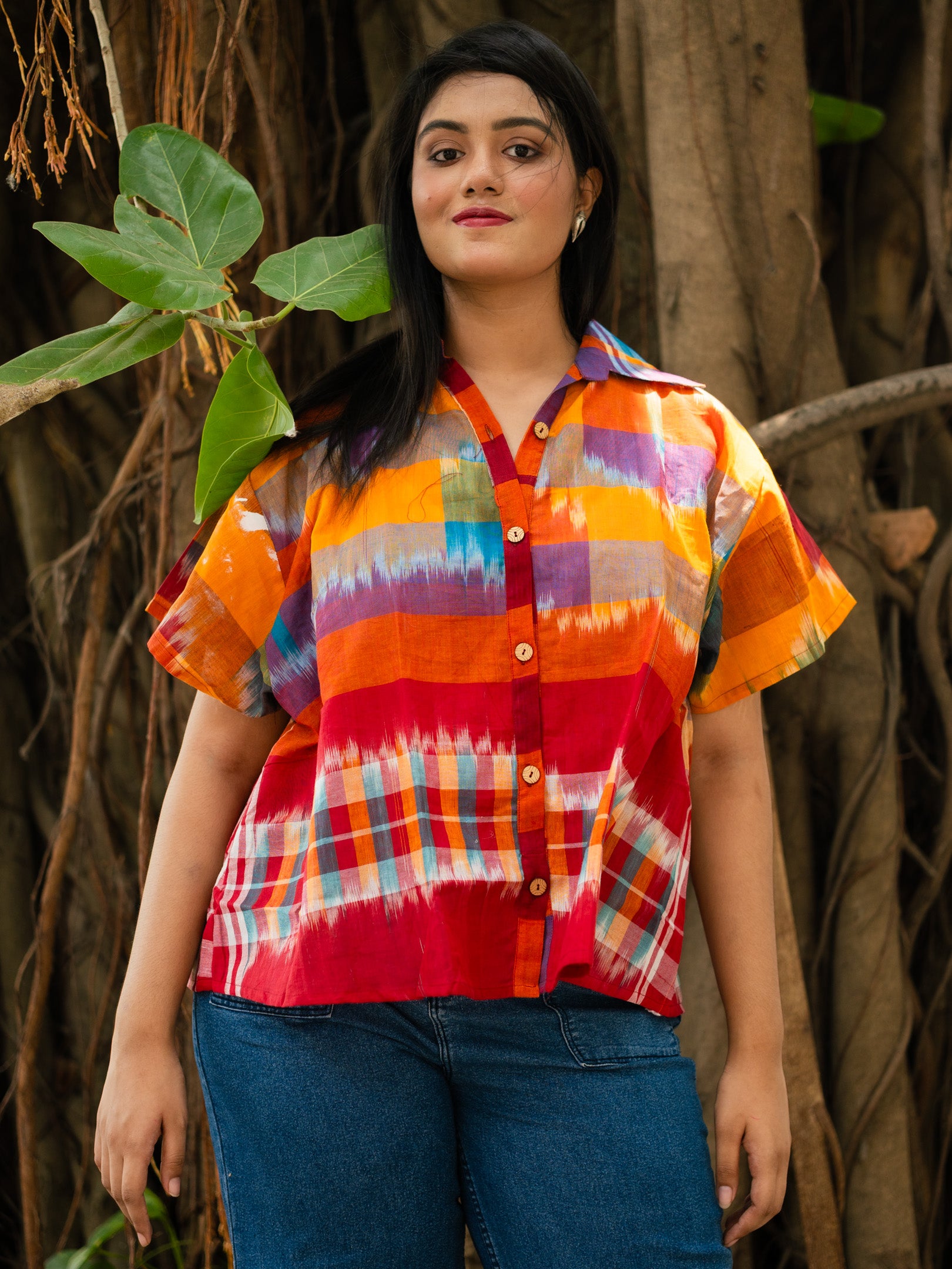 Multi color printed shirt