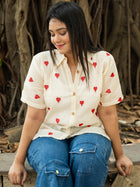White heart shirt - Uttariya