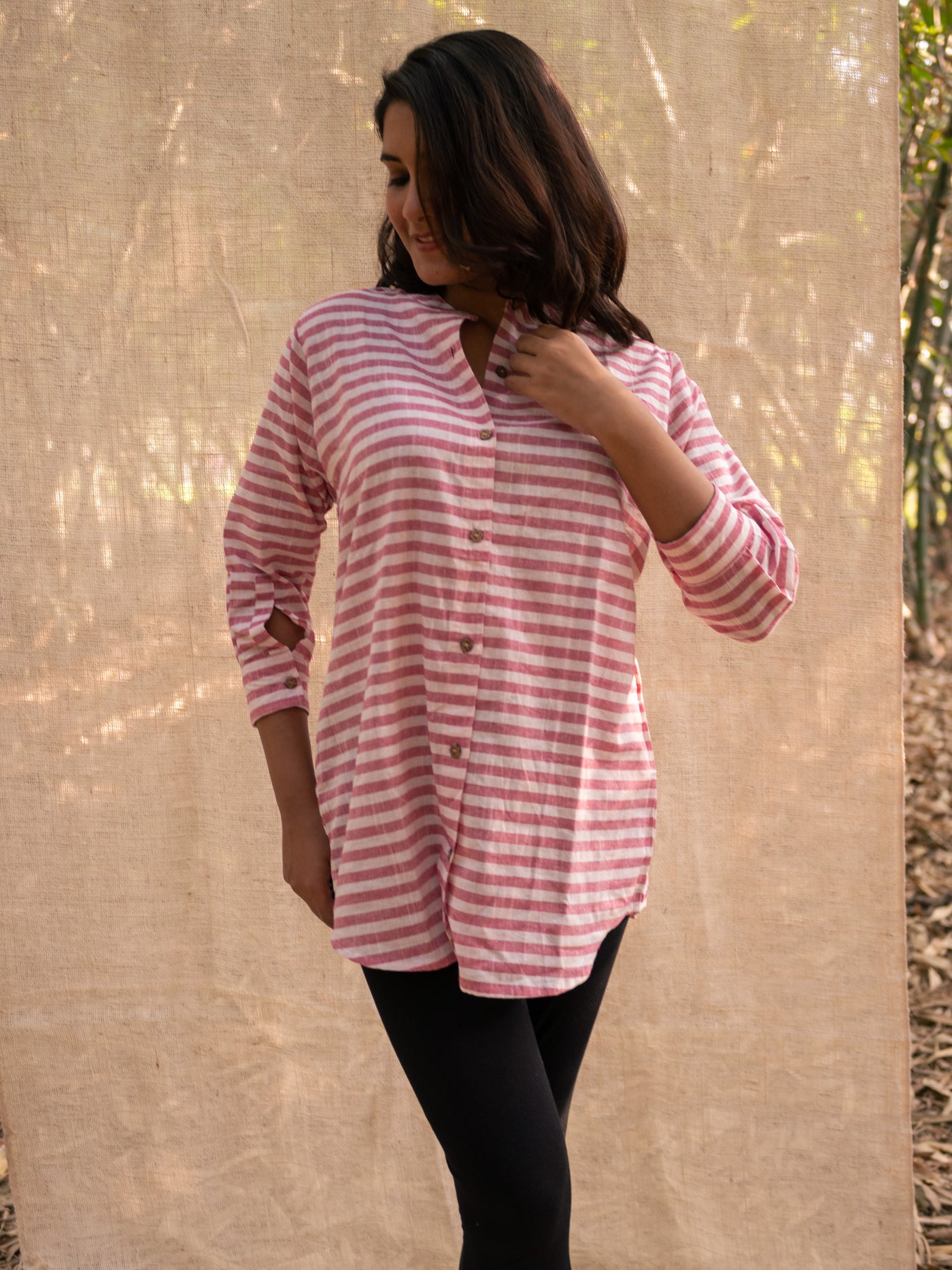 Short hand crafted shirt