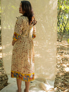 Rang Kari Kalamkari Empire Cotton Dress