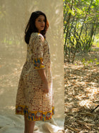 Rang Kari Kalamkari Empire Cotton Dress