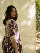 Rajvi Kalam Empire Print Cotton Dress