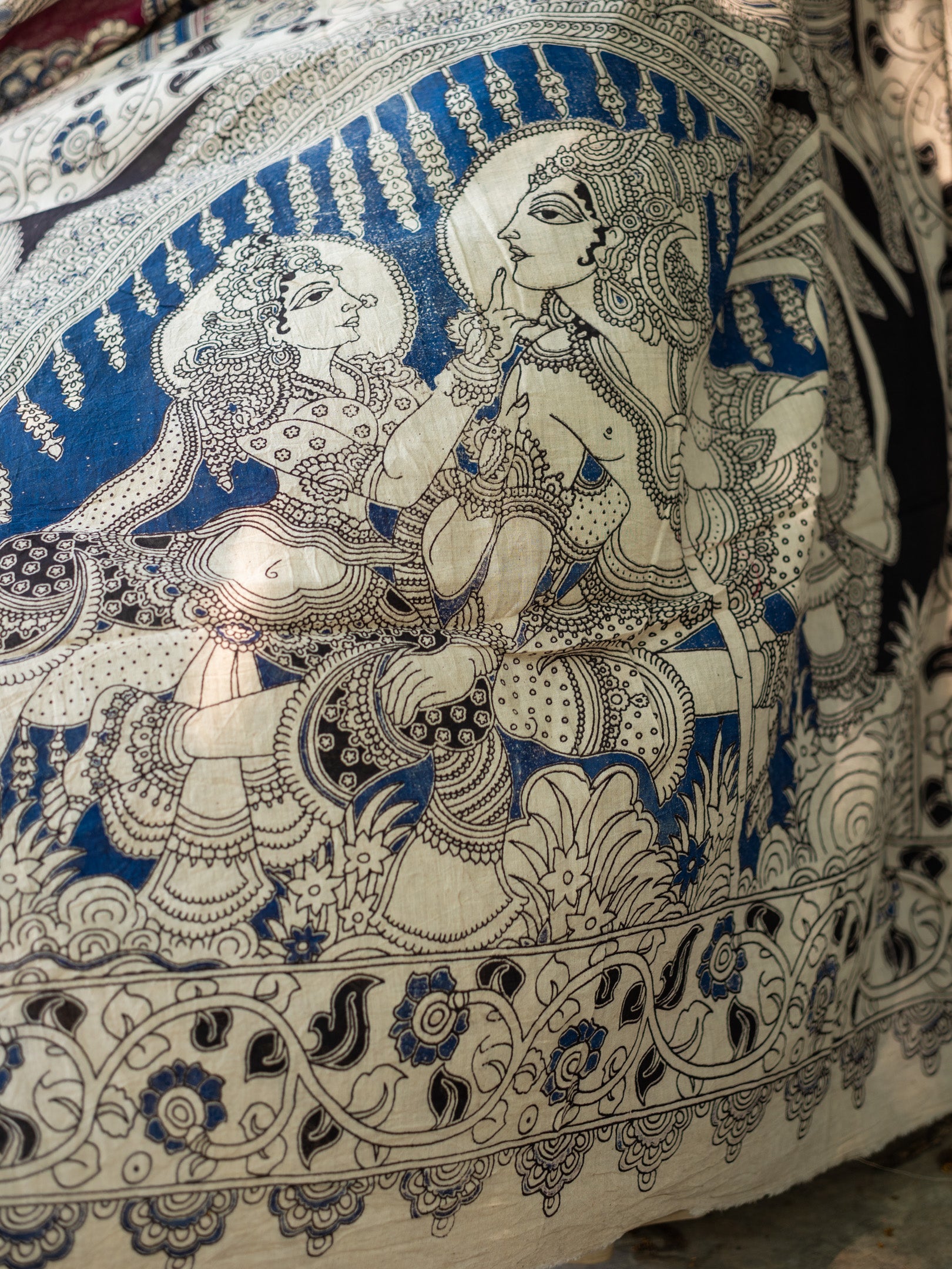 Vandana Kalamkari Saree