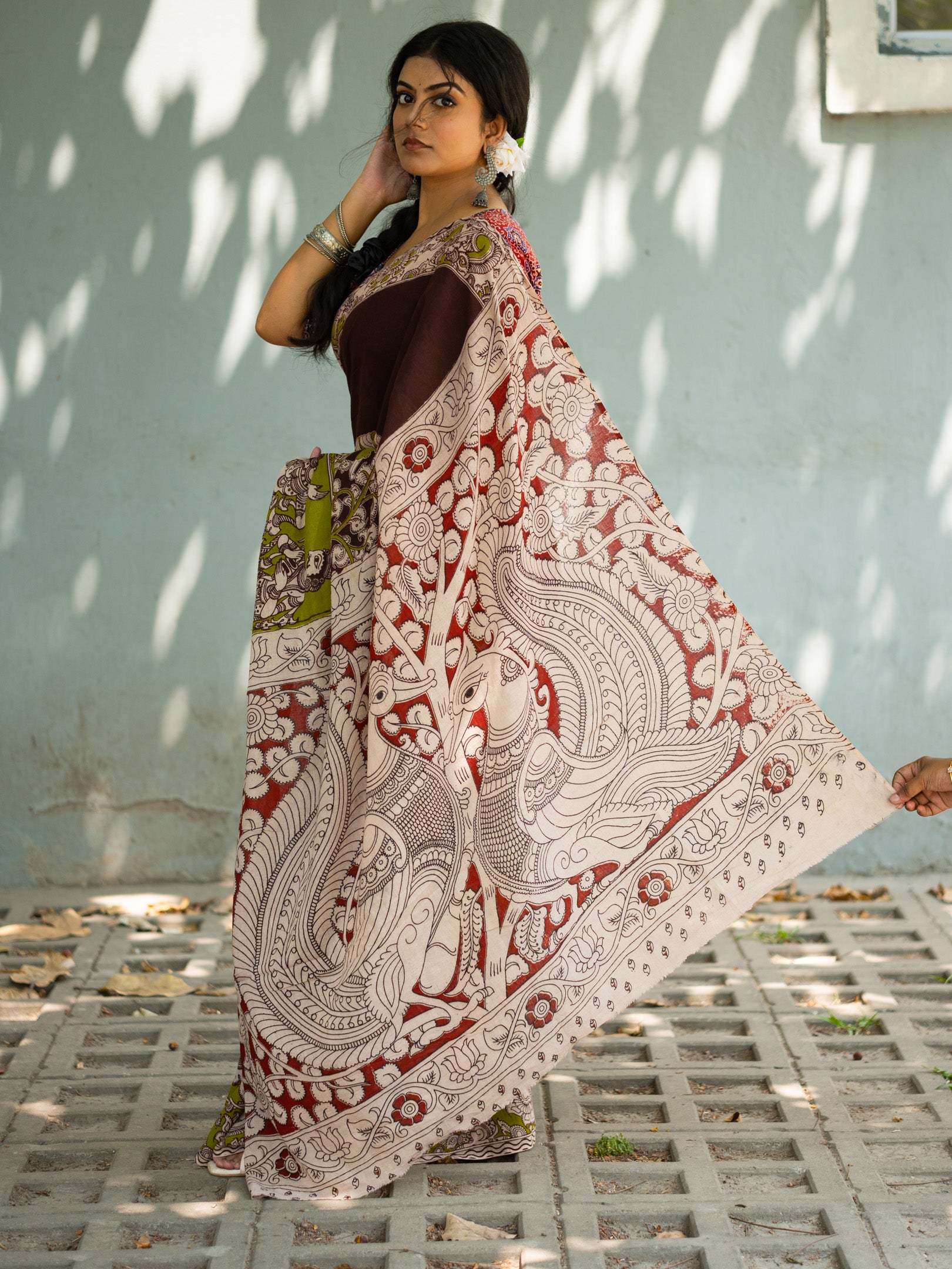 Shravana Kalamkari Saree