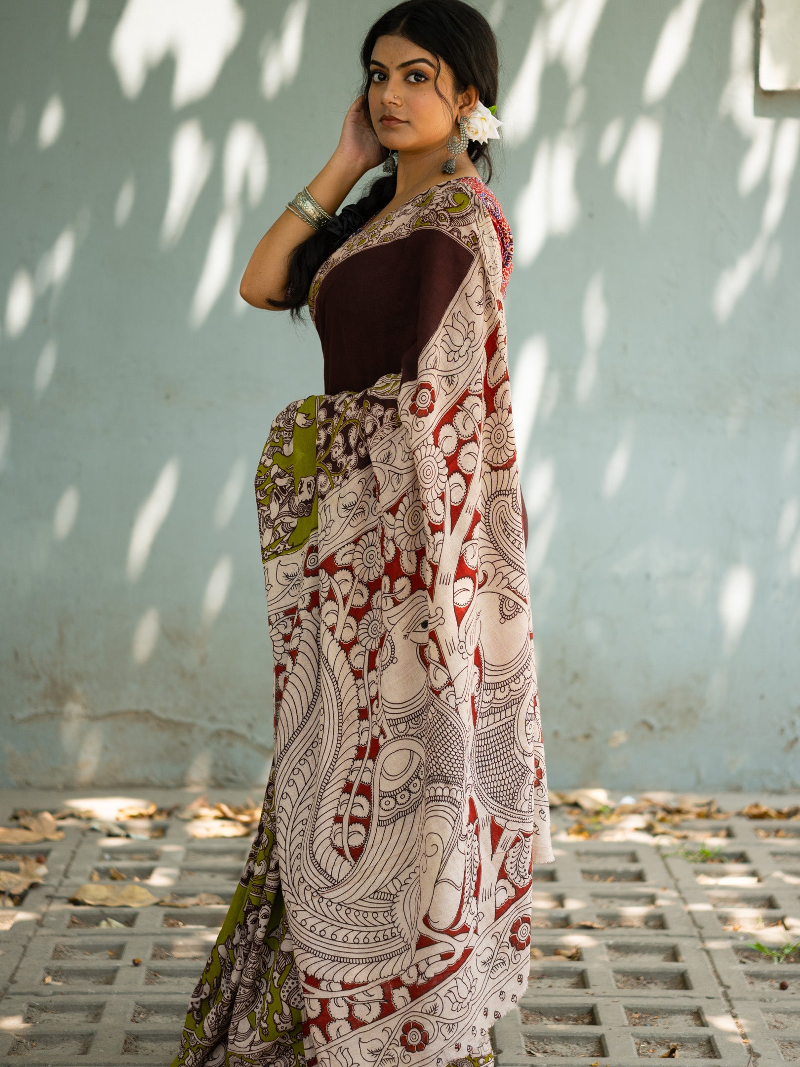 Shravana Kalamkari Saree