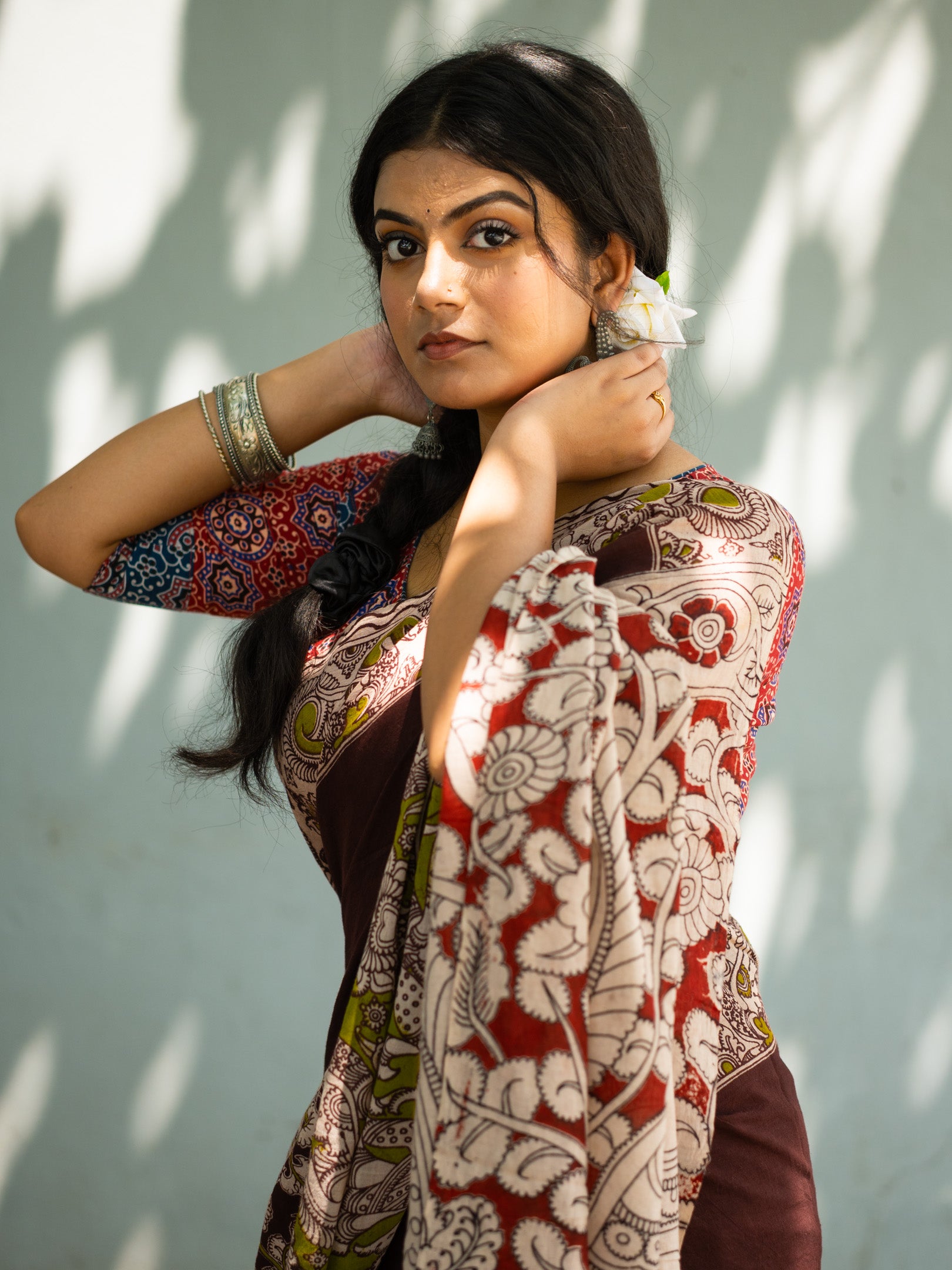Shravana Kalamkari Saree