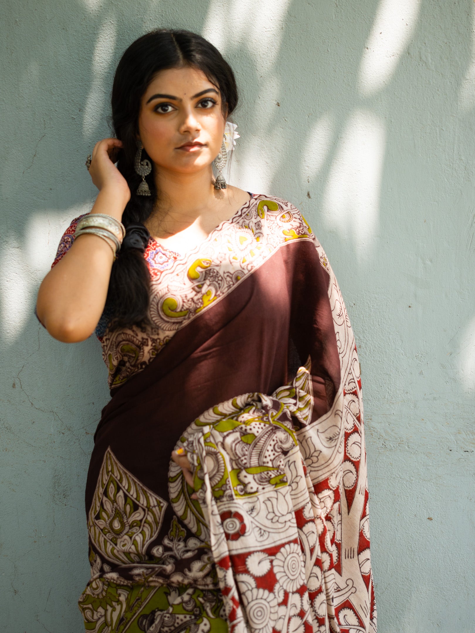 Shravana Kalamkari Saree