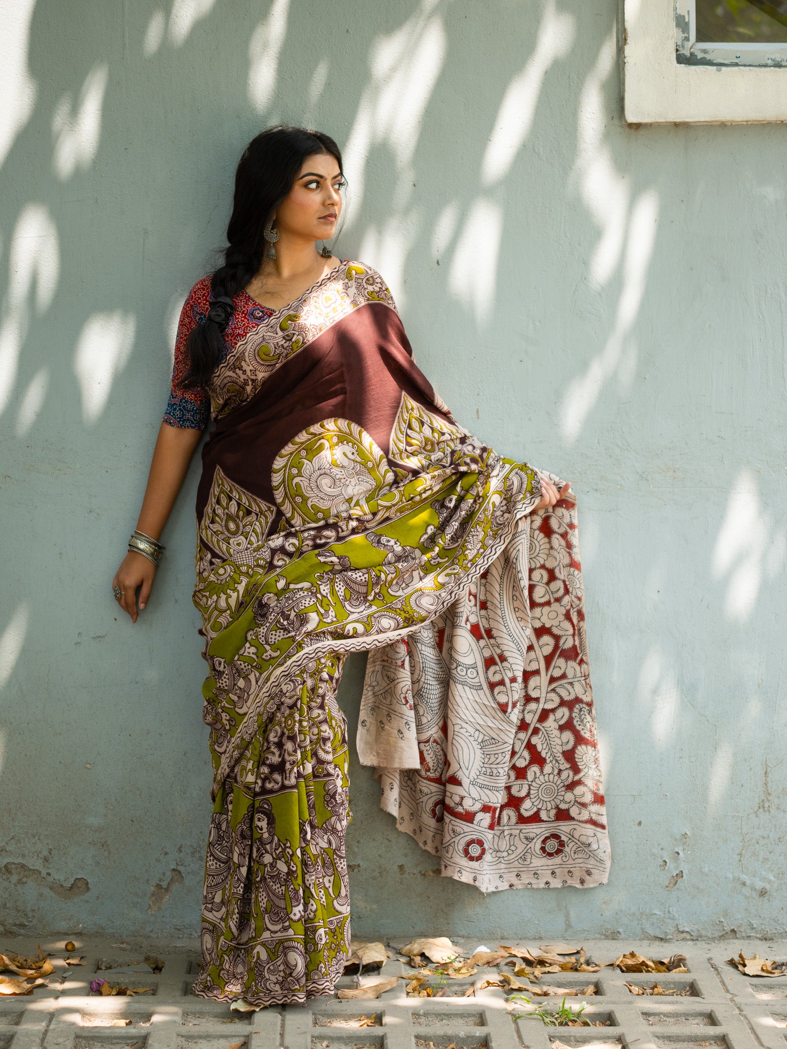 Shravana Kalamkari Saree