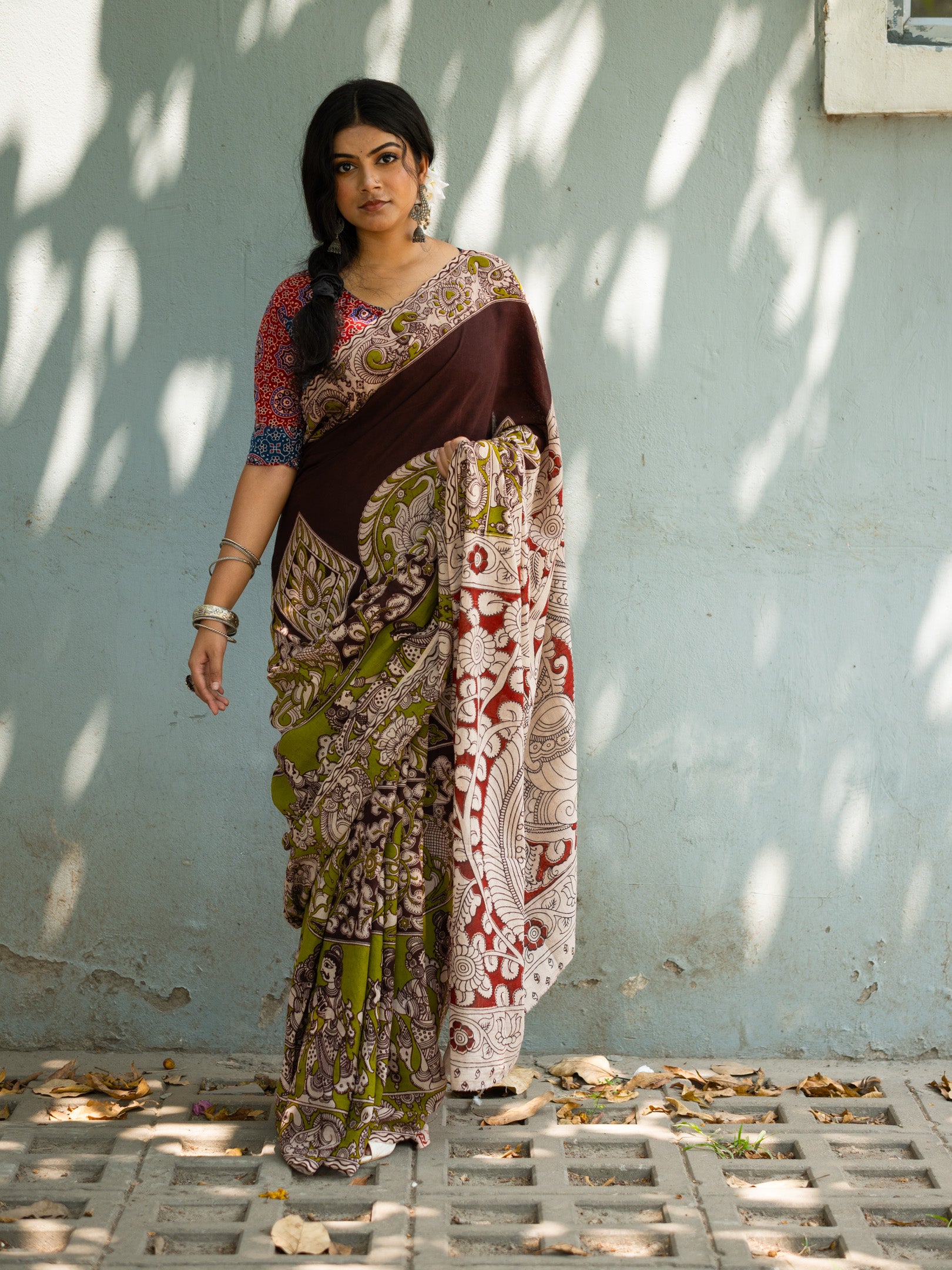 Shravana Kalamkari Saree