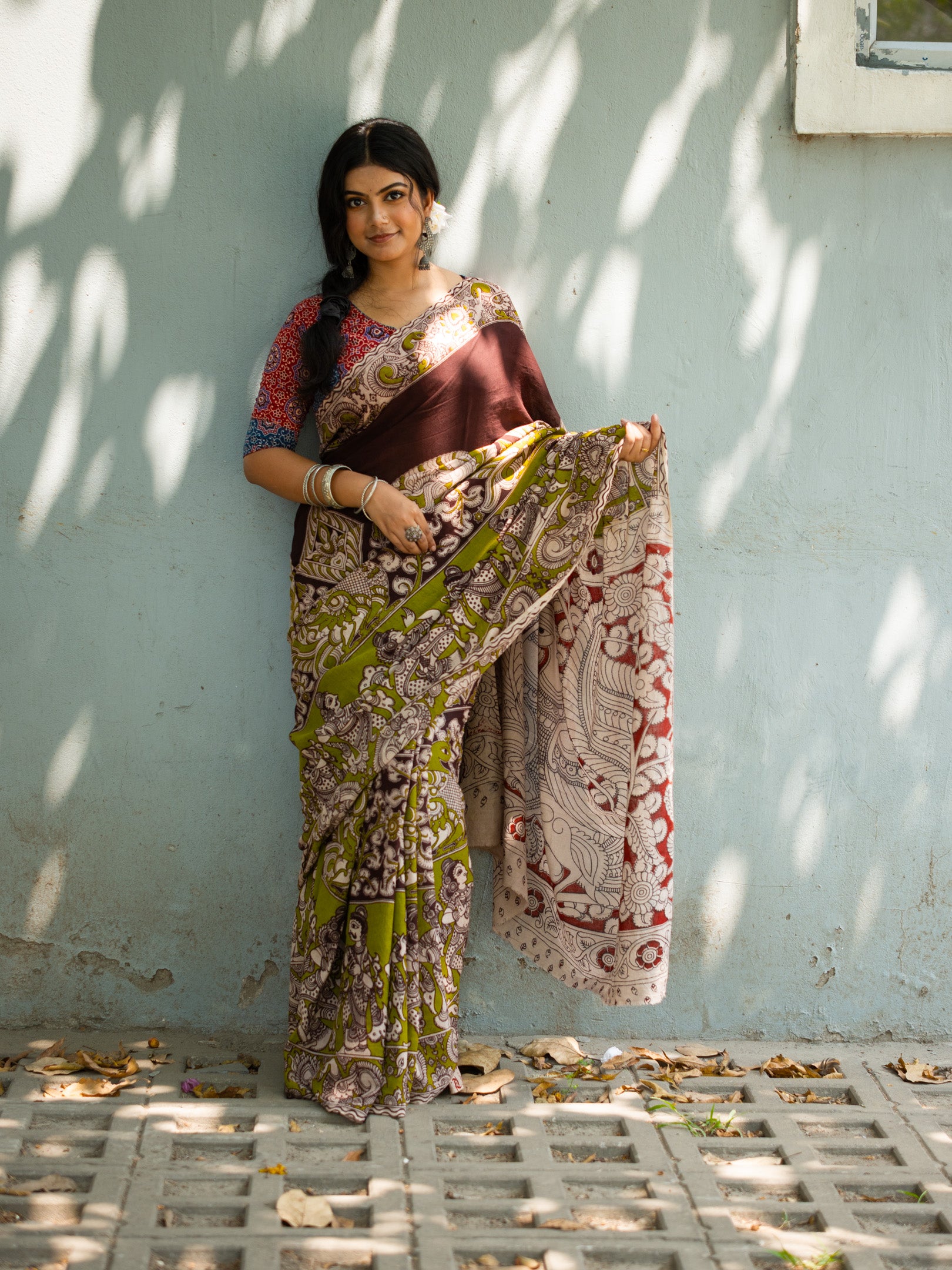 Shravana Kalamkari Saree