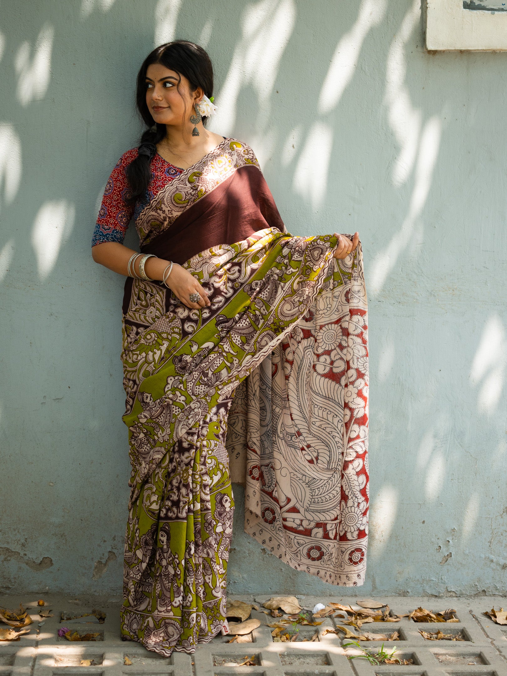 Shravana Kalamkari Saree