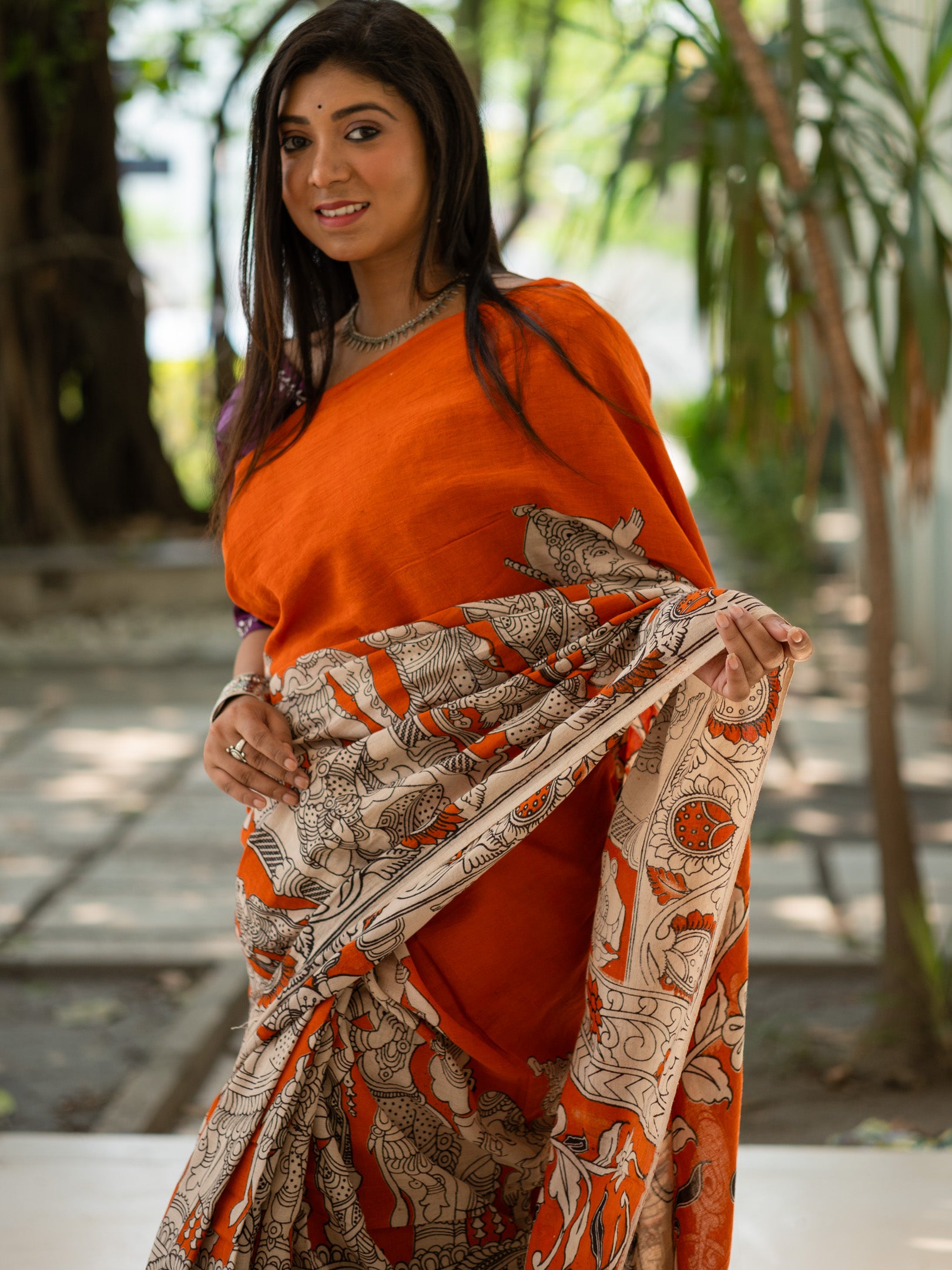Agun Kalamkari Saree
