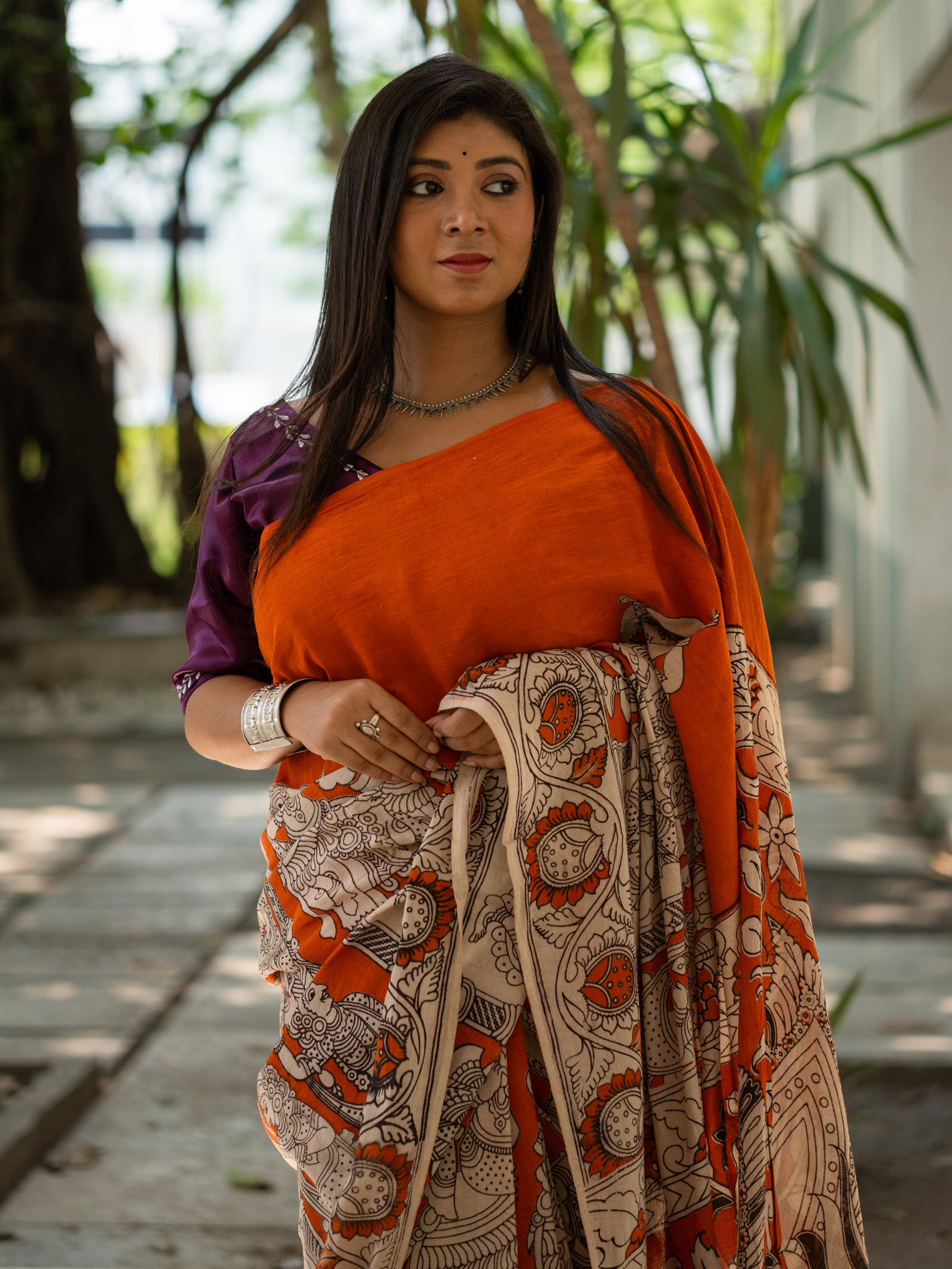 Agun Kalamkari Saree