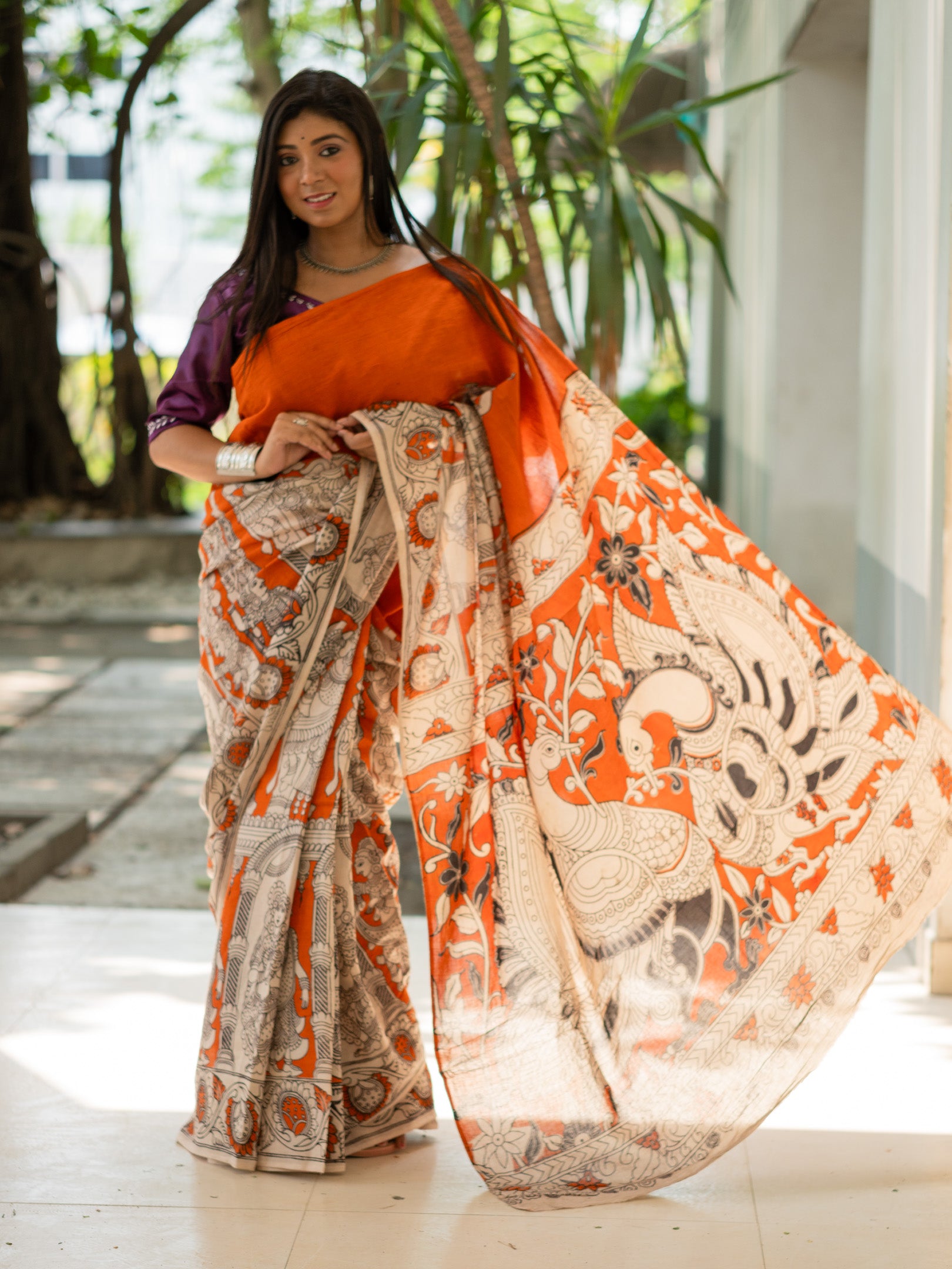 Agun Kalamkari Saree