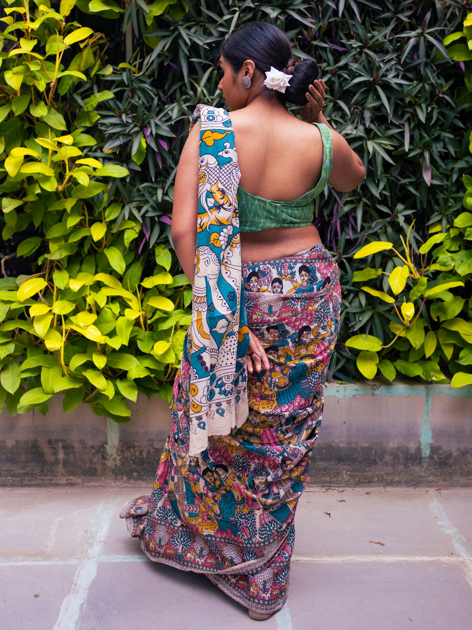 Mohini Kalamkari Saree