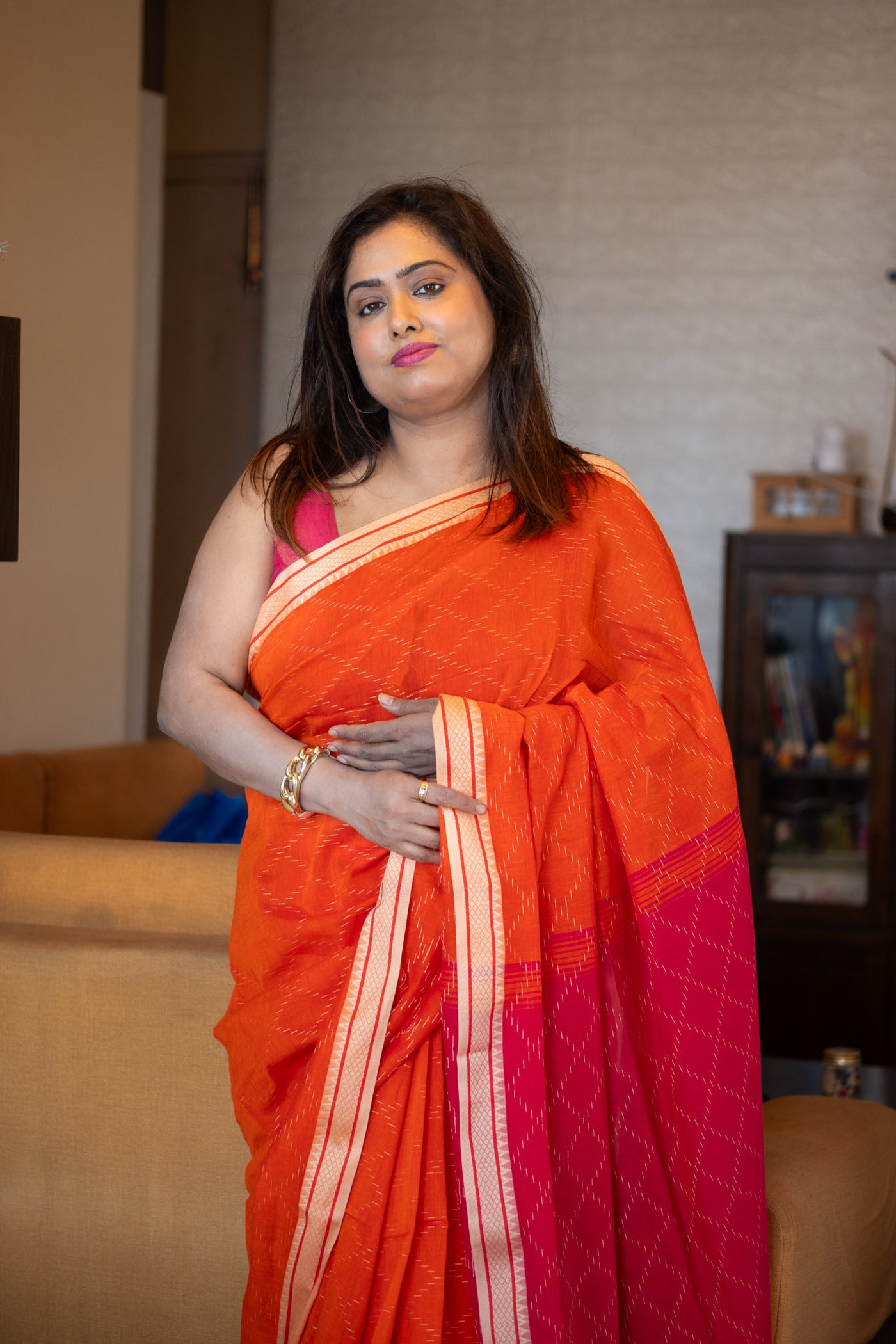 Bunon Saree - Uttariya