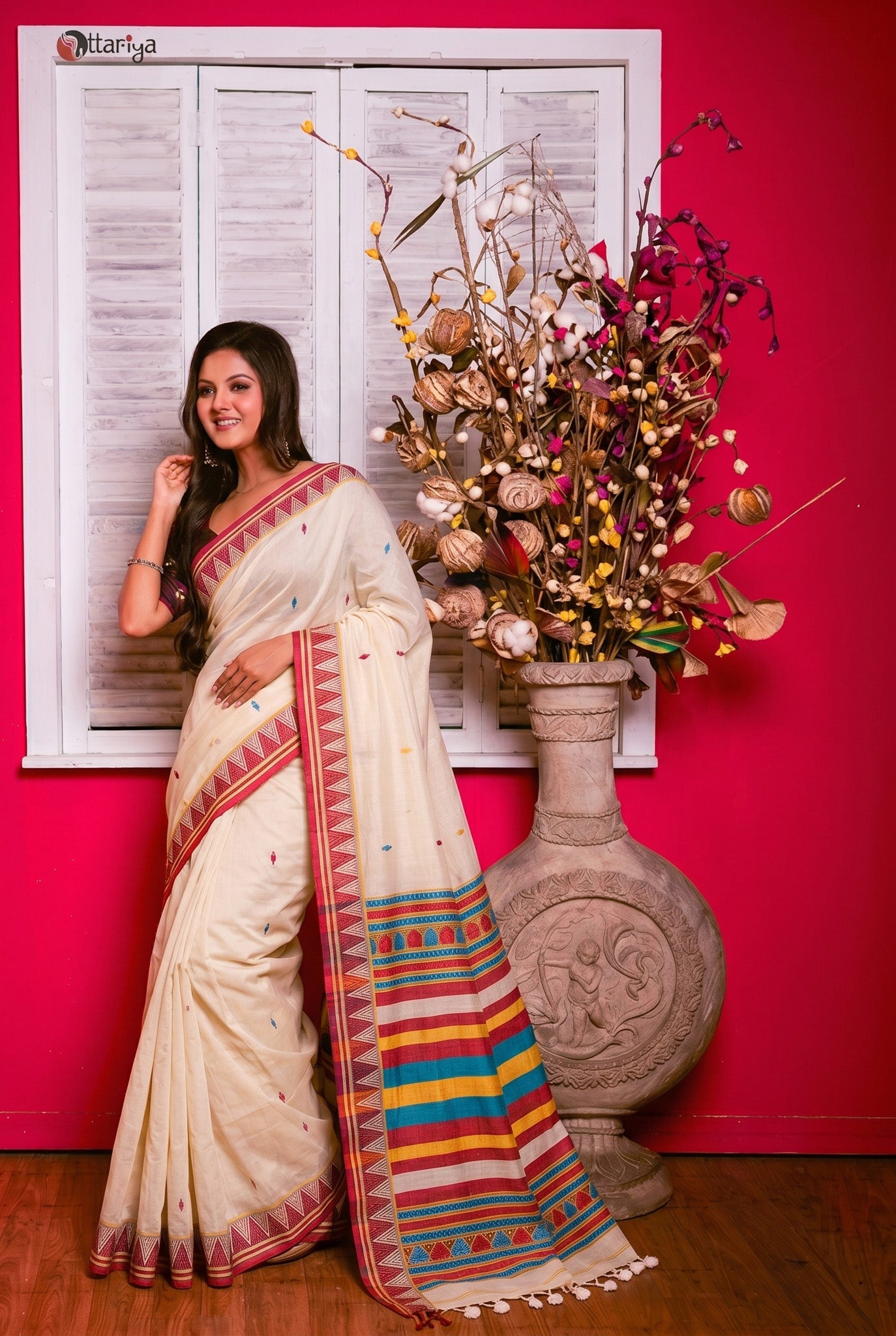 Lalavo Dongria Saree - Uttariya