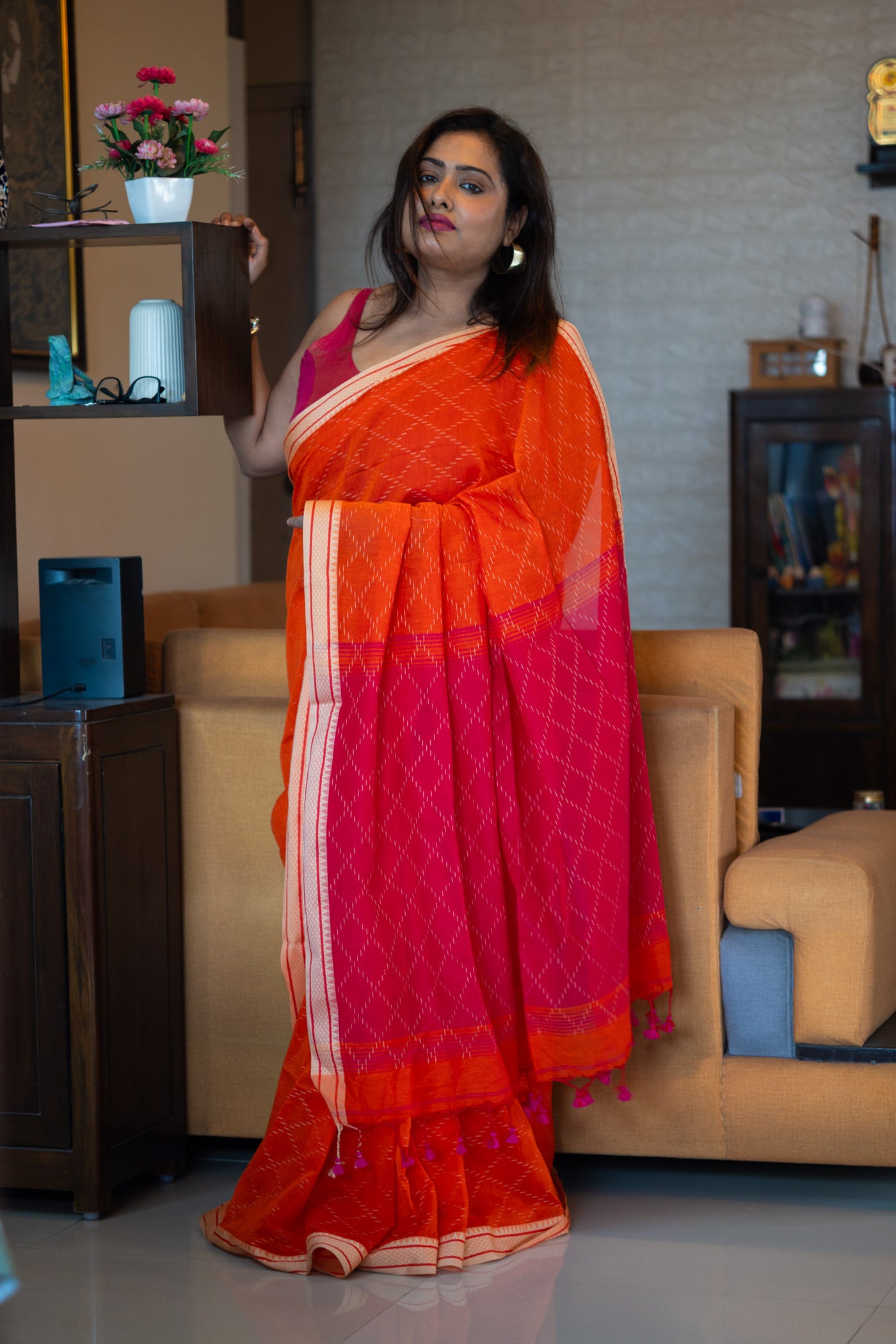 Bunon Saree - Uttariya