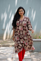 Kalamkari Designer  Kurti - Uttariya