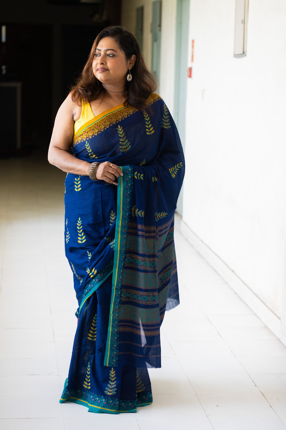 Devika  Handwoven Cotton Saree