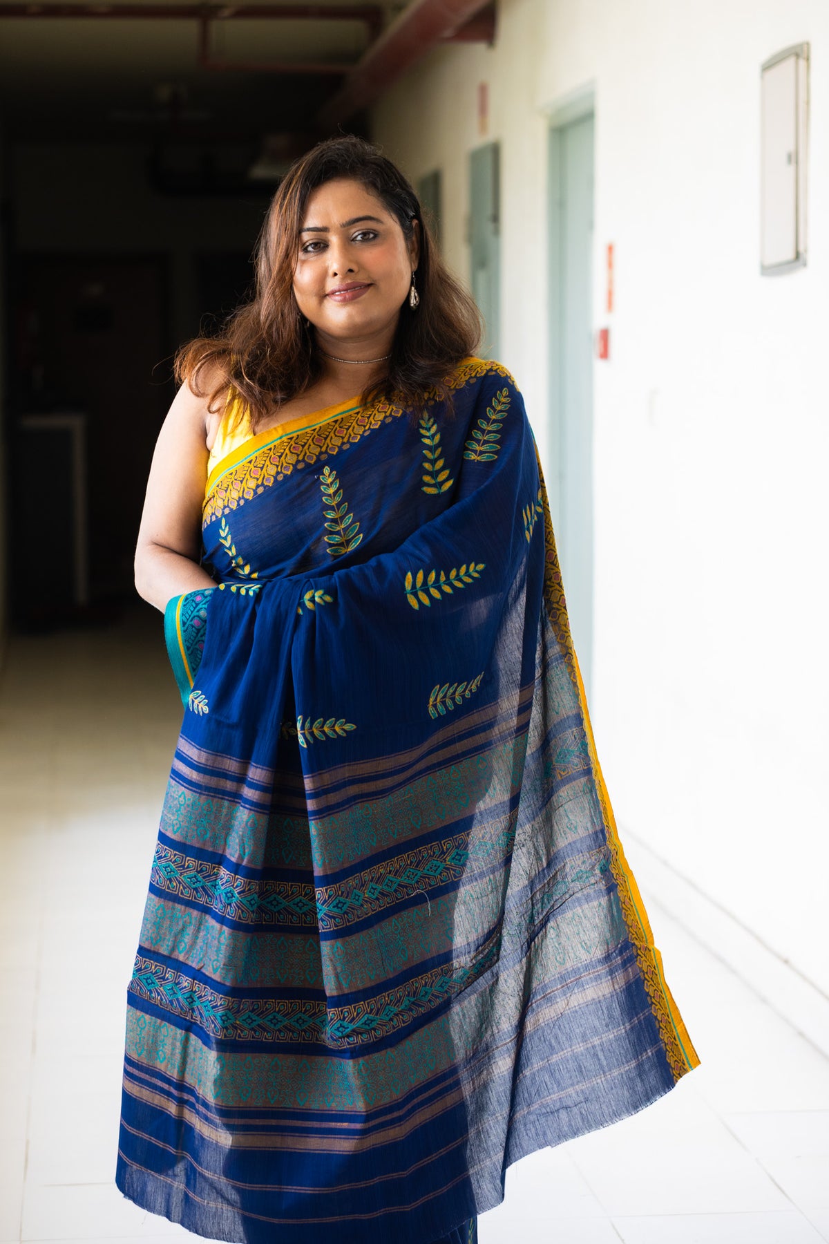 Devika  Handwoven Cotton Saree