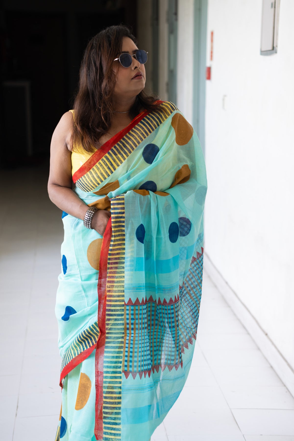 Loli Handwoven Cotton Saree