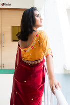 Royal Radiance Zardosi Blouse - Uttariya