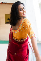 Royal Radiance Zardosi Blouse - Uttariya