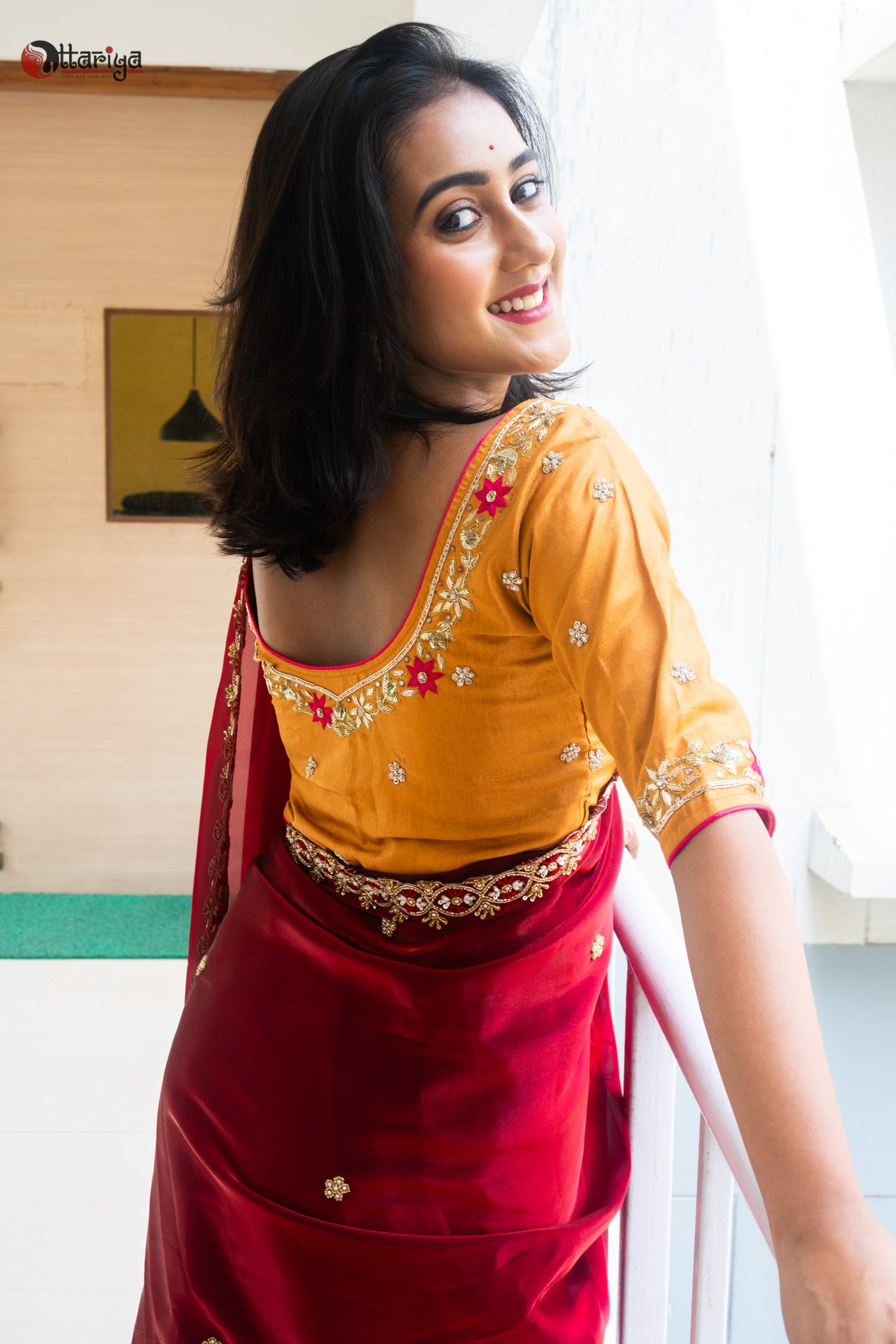 Royal Radiance Zardosi Blouse - Uttariya