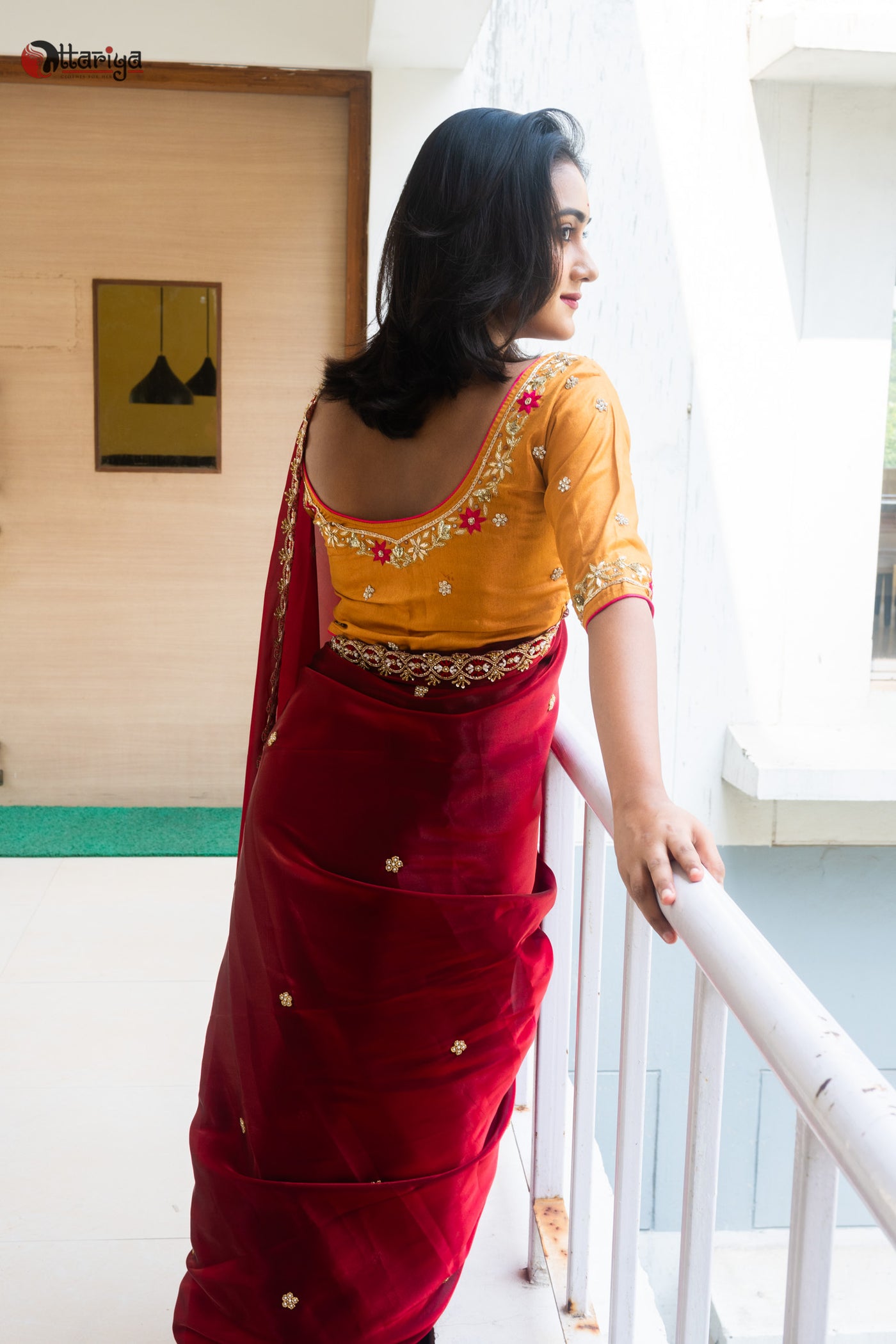 Royal Radiance Zardosi Blouse - Uttariya