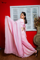Luxury Radiance Zardosi Saree - Uttariya