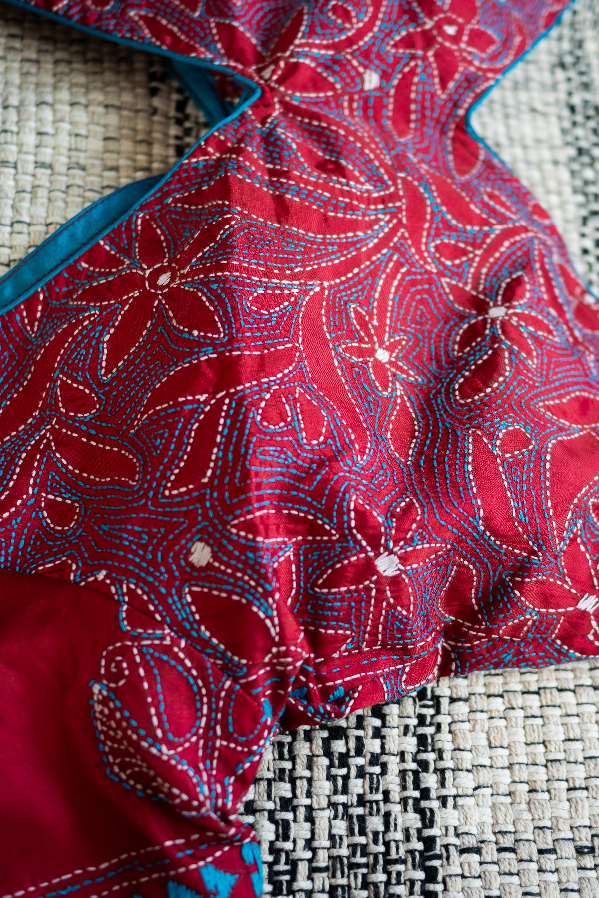 Kantha Silk Blouse