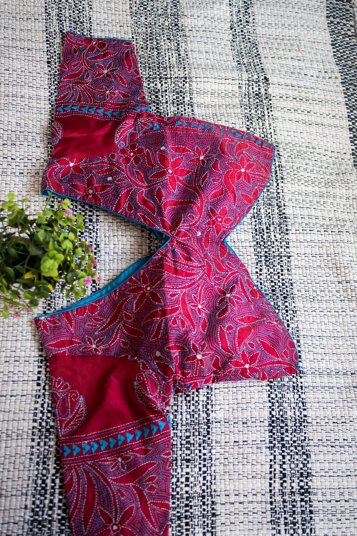 Kantha Silk Blouse