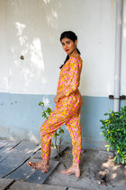 Basant Printed Cotton Co ord set - Uttariya
