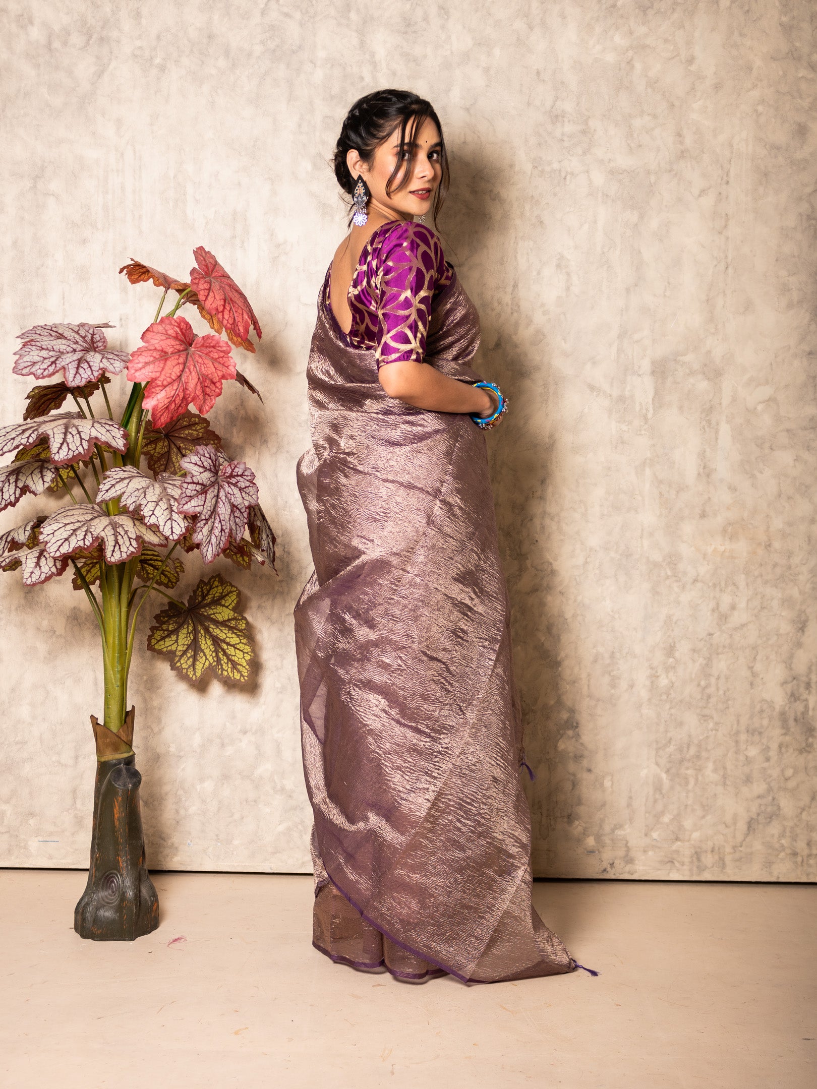 Velvet Mist Delight Saree