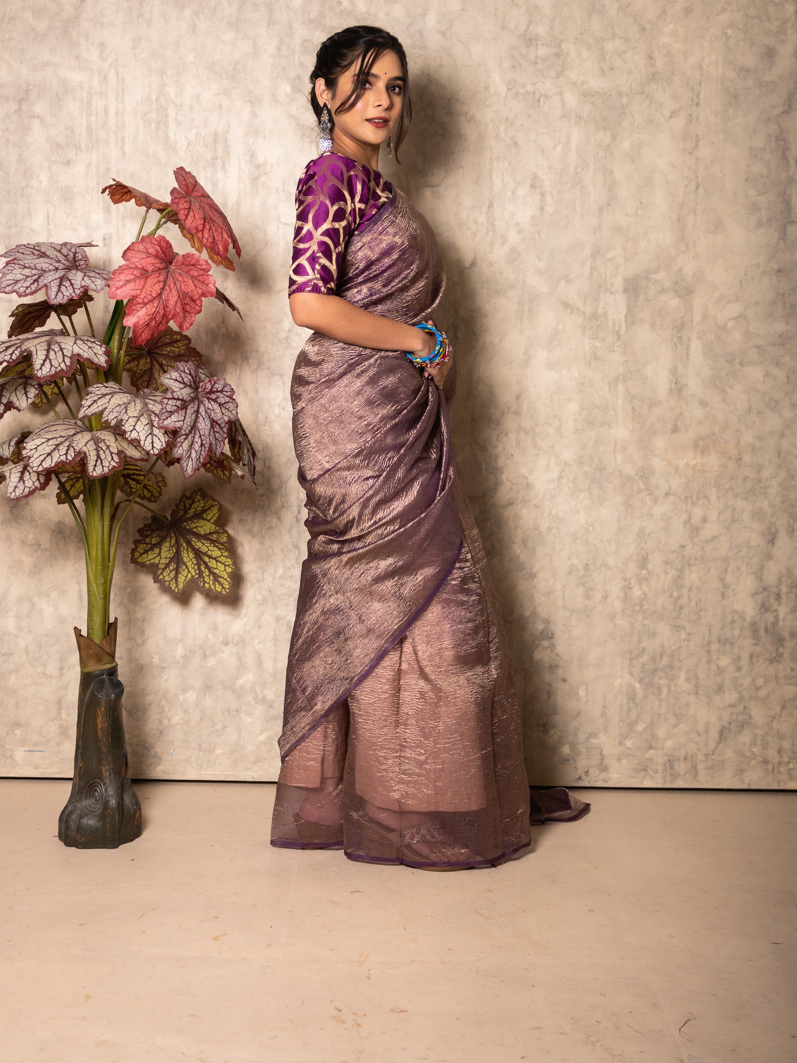 Velvet Mist Delight Saree