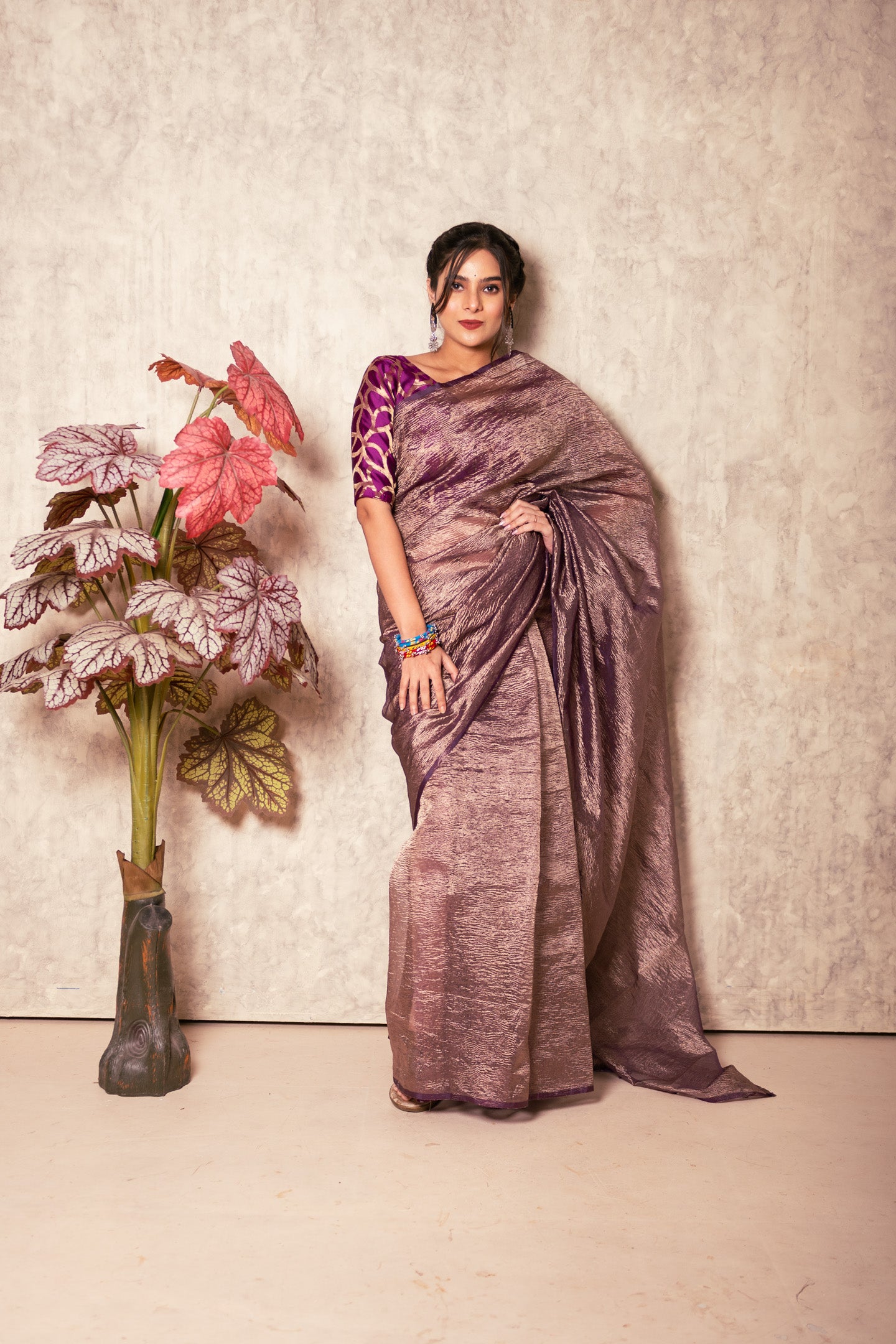 Velvet Mist Delight Saree