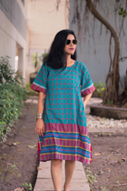 Moyuri Gamcha Weave Shift Dress