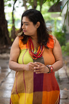 Sharat Gamcha Weave Sheath Dress