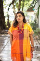Sonali Gamcha Weave Shift Dress