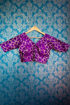Berry Banarasi blouse - Uttariya