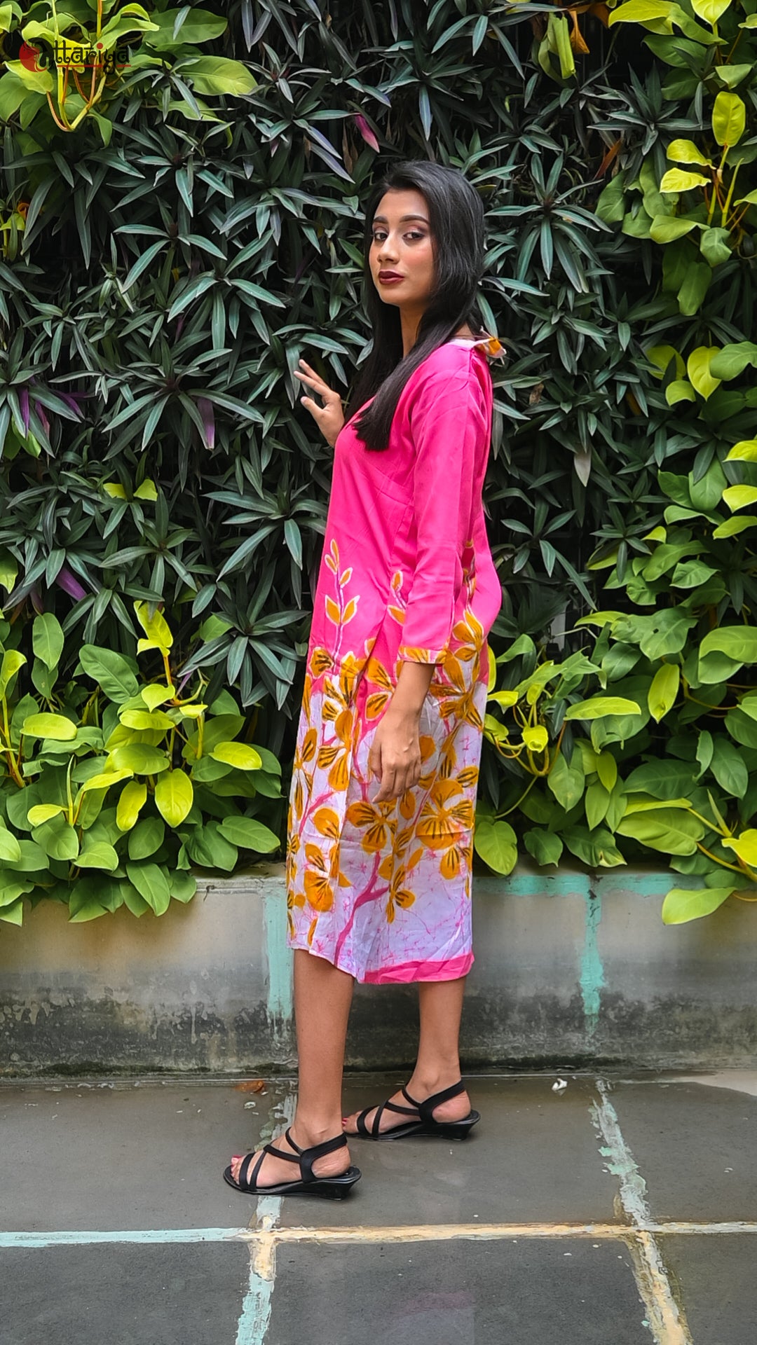 Floral’s Batik Dress