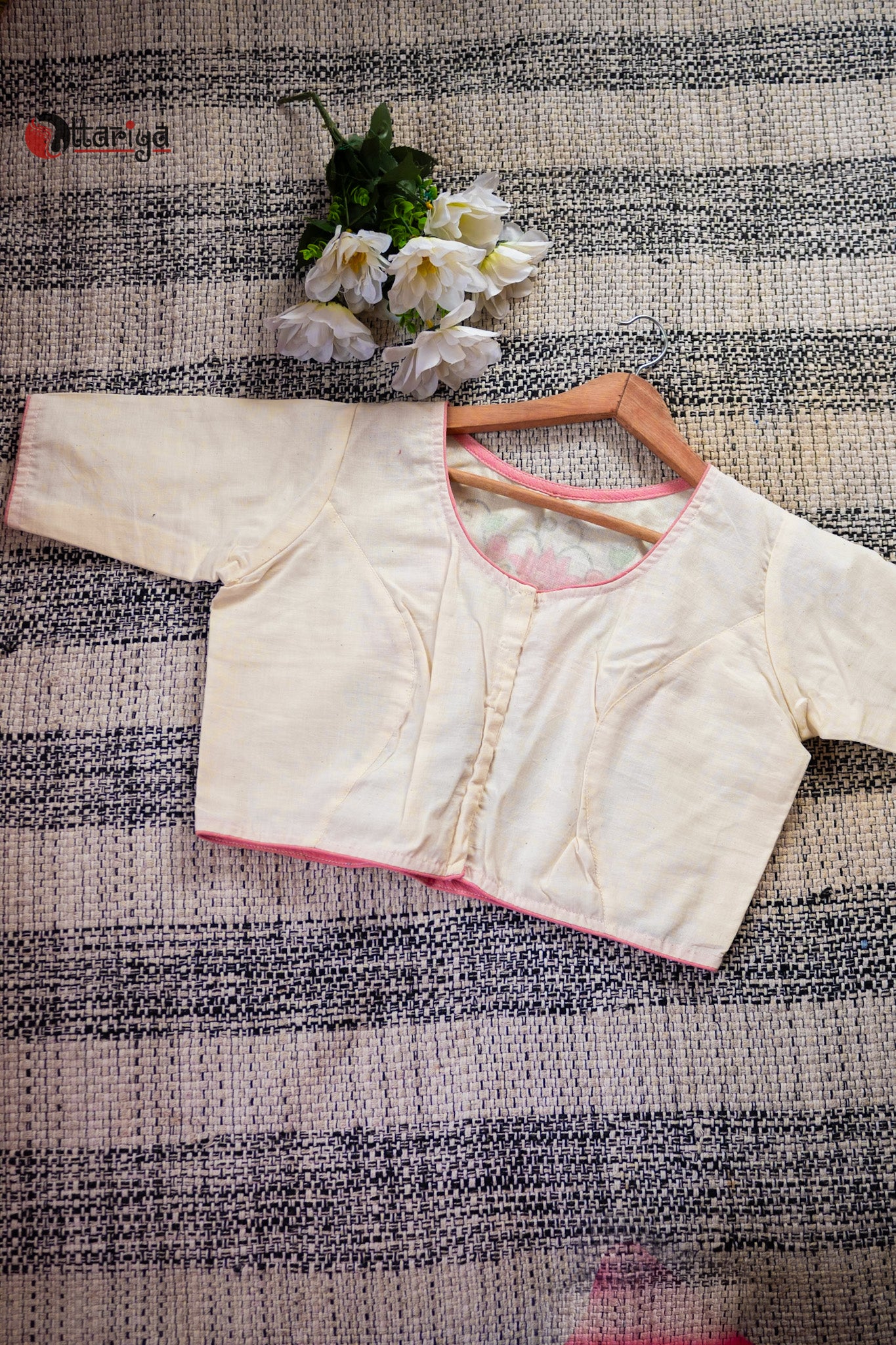 Madhura’s hand painted blouse