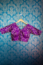 Berry Banarasi blouse - Uttariya