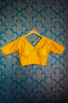 Yellow blouse - Uttariya