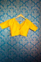 Yellow blouse - Uttariya