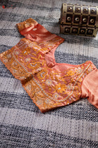 Peach maharani blouse