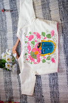 Madhura’s hand painted blouse
