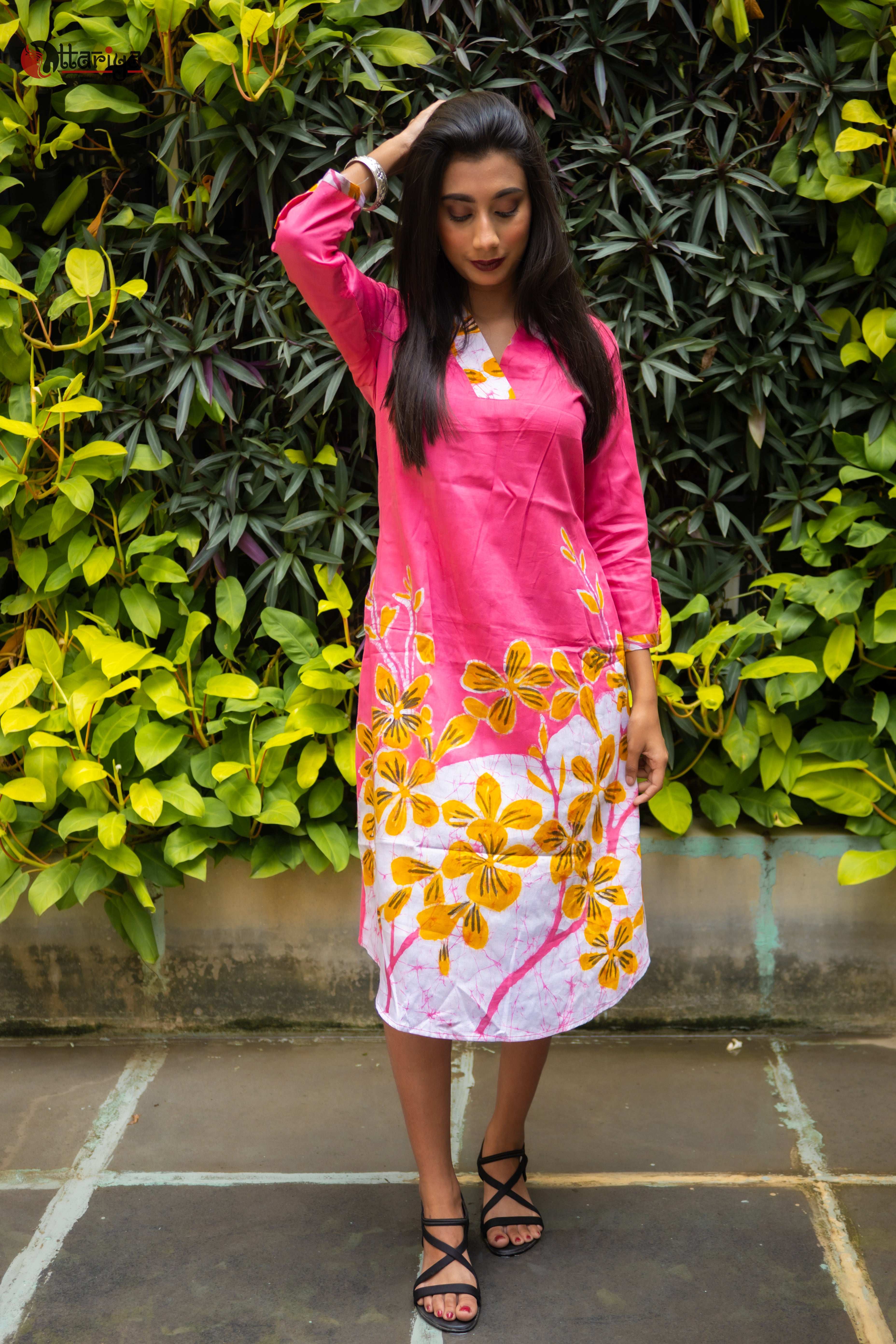 Floral’s Batik Dress